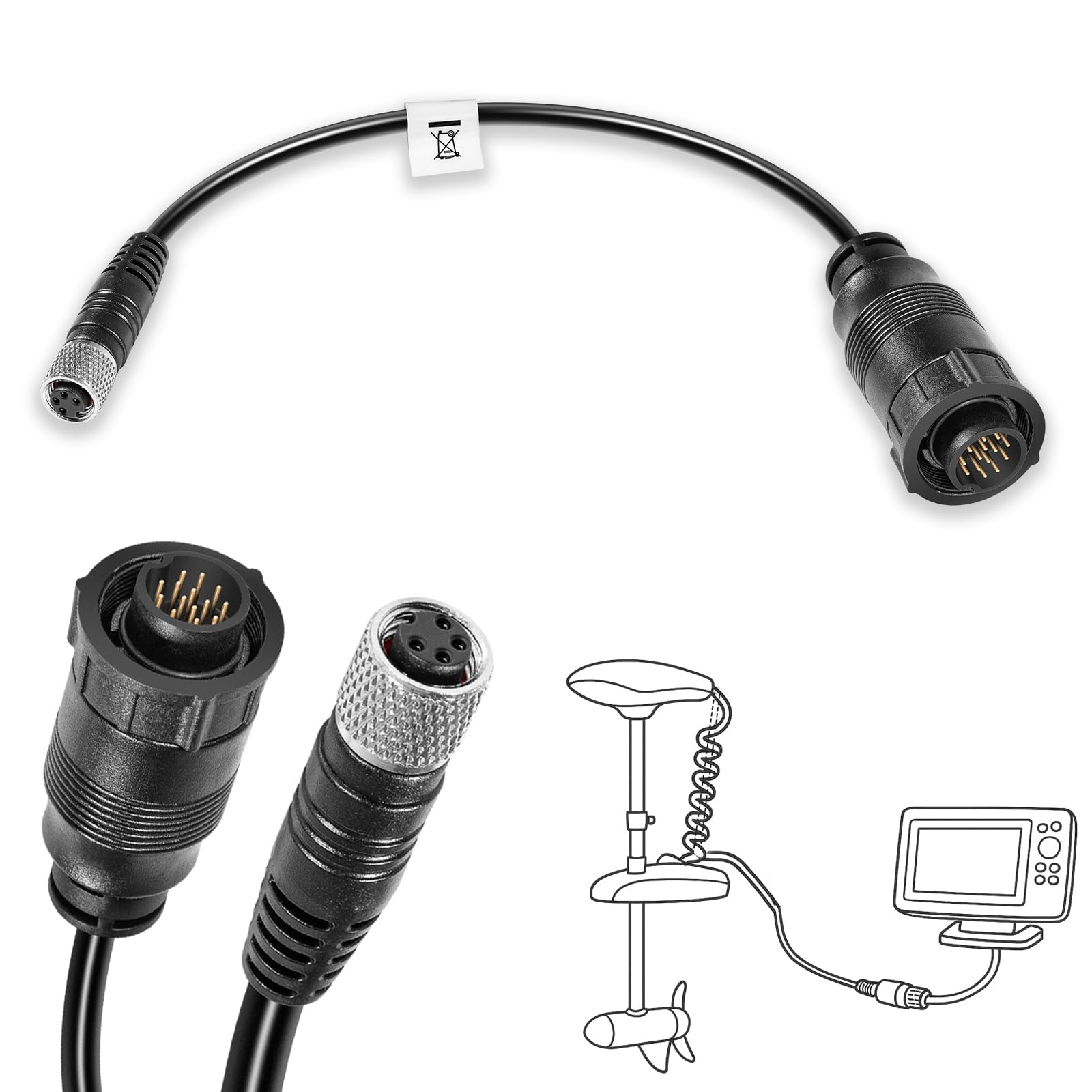 Amazon.com: Replacement for Minn Kota MKR-US2-13 Universal Sonar 2